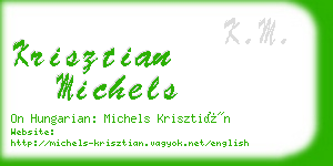 krisztian michels business card